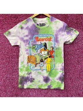 Black Matter Let's Call The Exorcist Tie Dye T-Shirt Extra Small